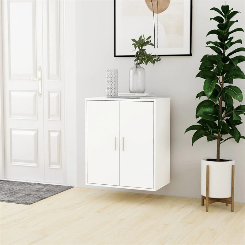 Shoe Cabinet 60x35x70 cm Engineered Wood, White
