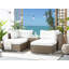 Outdoor Cushion Cover Set Cream NOTO