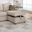 Canapé modulaire convertible beige en tissu convertible Dorris