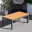 Table basse d'extérieur en aluminium