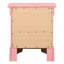 Charmante table de chevet traditionnelle rose