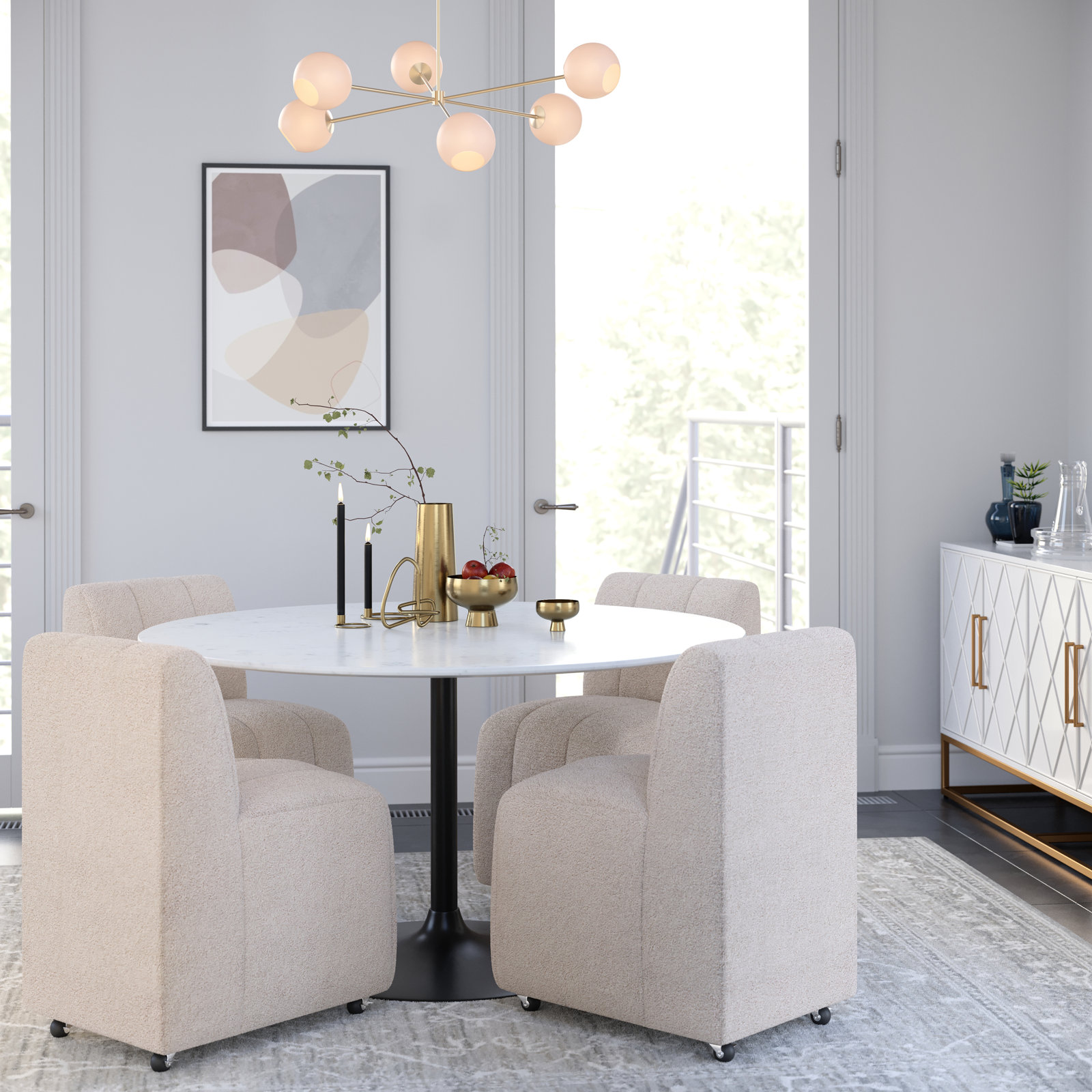 Kee Linen Dining Chair