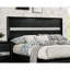 1pc lit grand contemporain noir 1pc