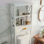 Over-The-Toilet Storage Cabinet With One Drawer And 2 Shelves Space Saver Bathroom Rack