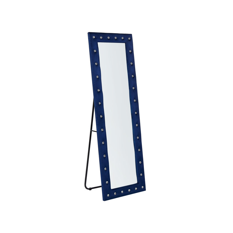 Aimee-Louise Flat Floor Mirror, Blue