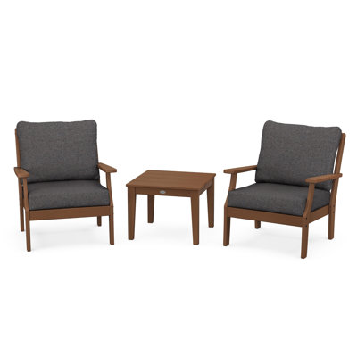 Ensemble de conversation à assise profonde 3 pièces Braxton