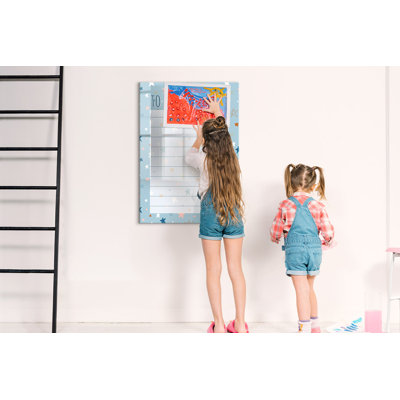 Magnetic Glass Photo Memo Board