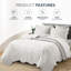 Ensemble de couvre-lit embossé à motif floral élégant avec taies décoratives - literie légère matelassée, lavable à la machine-116864837-116864831