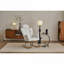 Fauteuil oscillant rembourré Teddy en tissu xpiyaer