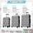 Hardshell Luggage Sets 3 Pcs Spinner Suitcase With TSA Lock Lightweight-20"+24"+28" Luggages