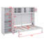 Lit escamotable mural avec armoires Murphy-505726622