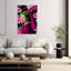 Tropical Girl Portrait Classic Contemporary Modern Hibiscus Portrait Tropical Wall Art Print 1 Piece Wrapped Canvas Wall Art-1525673256