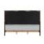Très grand lit en tissu gris clair-130151663