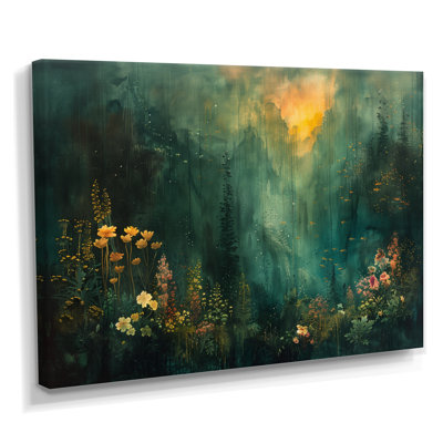 Green Forest Enchantment Forest - Forest Framed Prints