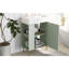 Meuble-lavabo 21,6 po, armoire combinée, meuble de rangement pour salle de bain, lavabo simple en céramique, rangement à gauche-1215150092-1215150094