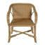 Portofino 18,75 po Fauteuil en rotin à hauteur de siège brun naturel-1202683212