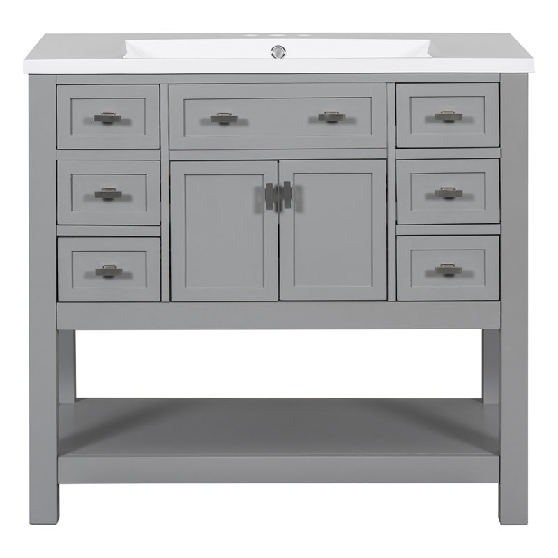 35.2'' Single Bathroom Vanity Base Only