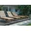 Capri Teak Chaise Lounge