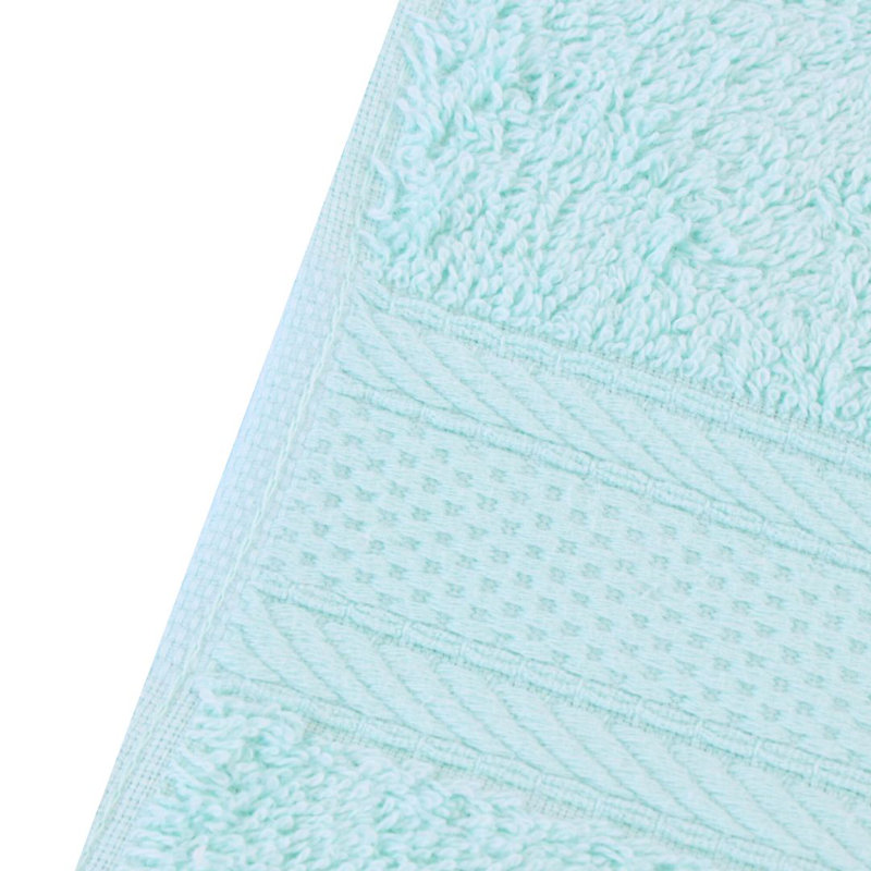 100% Cotton Hand Towel, Aqua