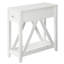 Table d'appoint étroite Sherborn avec tiroir