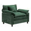 Chenille Oversized Accent Armchair-1195222156