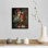 «Flower Still Life with Bird Nest» par Ottmar Elliger, reproduction sur toile