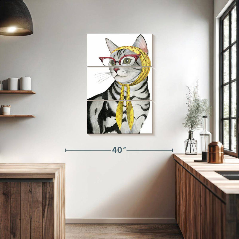 Brampt Cool Cat III, 38" H x 24" W