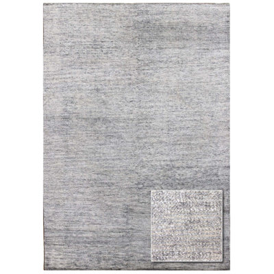 Flatcut Hand Woven Silk Area Rug