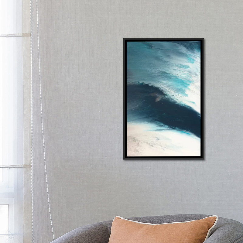 « sky délavé », reproduction d’art sur toile, H 26 po x l 18 po x P 1,5 po, Toile avec cadre noir