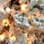 Arbre de Noël artificiel pin enneigé 2 pi avec lumières Bristol
