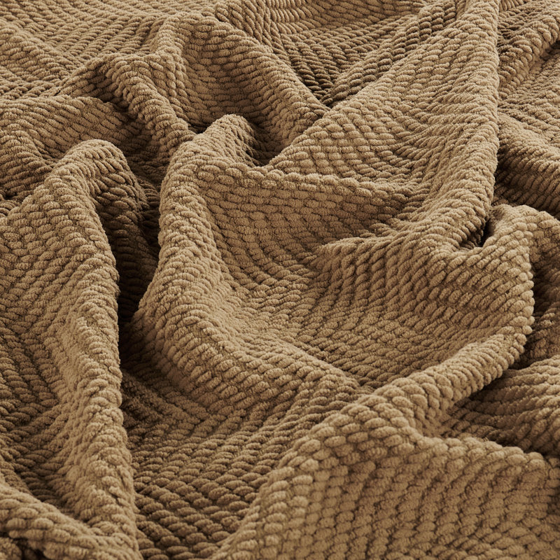 Jeté en tricot de tweed, Amphore, 50 po x 60 po