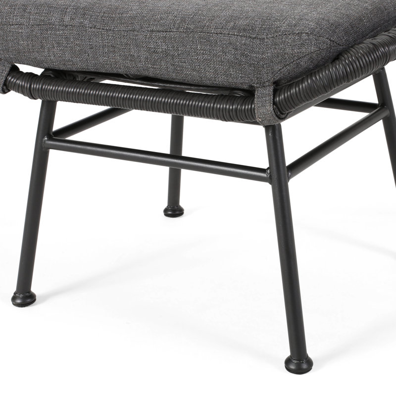 Extérieur gris de style moderne - fer + plastique, 23,62 po x 17,47 po 15,38 po, coussins d'eau avec attache, article décoratif polyvalent, largeur du produit 17,47, fer + plastique, coussins, utilisation, assemblage