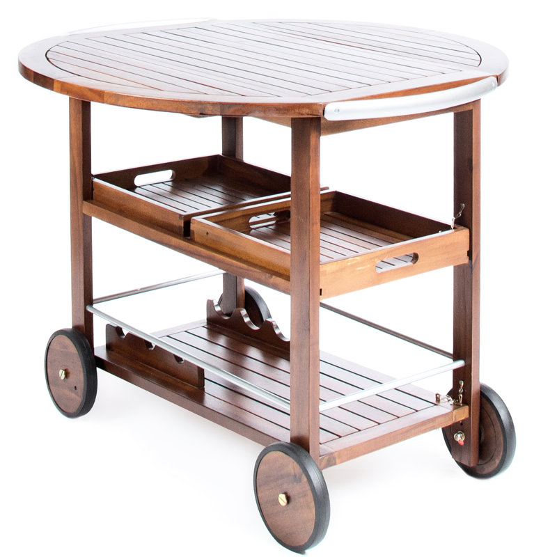Chariot-bar, conception à feuilles tombantes et roues