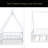 Tent-Shaped Floor Bed,Teepee Bed With Guardrails,Slats-495867175-495867173