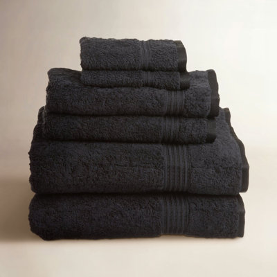 Oleg Heritage Egyptian Cotton Absorbent Luxury 6 Piece Bathroom Towel Set