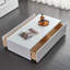 Simple white fashion home TV cabinet coffee table