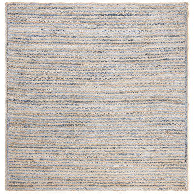 Williar Hand Woven Cotton, Denim and Jute Rug