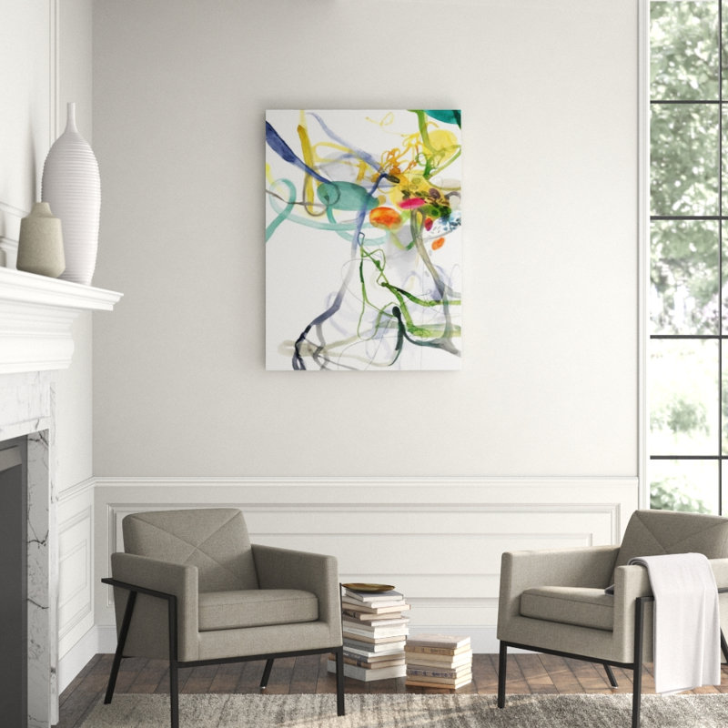 Ebb & Flow II Painting by Fern Cassidy, Outdoor, 48" H x 36" W x 1.5" D
