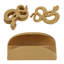 Metal 4 Piece Coaster Set With Holder
