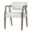 Ensemble de 2 chaises de salle à manger rembourrées confortables, en bois d'hévéa, de style moderne pour la cuisine.-389462412