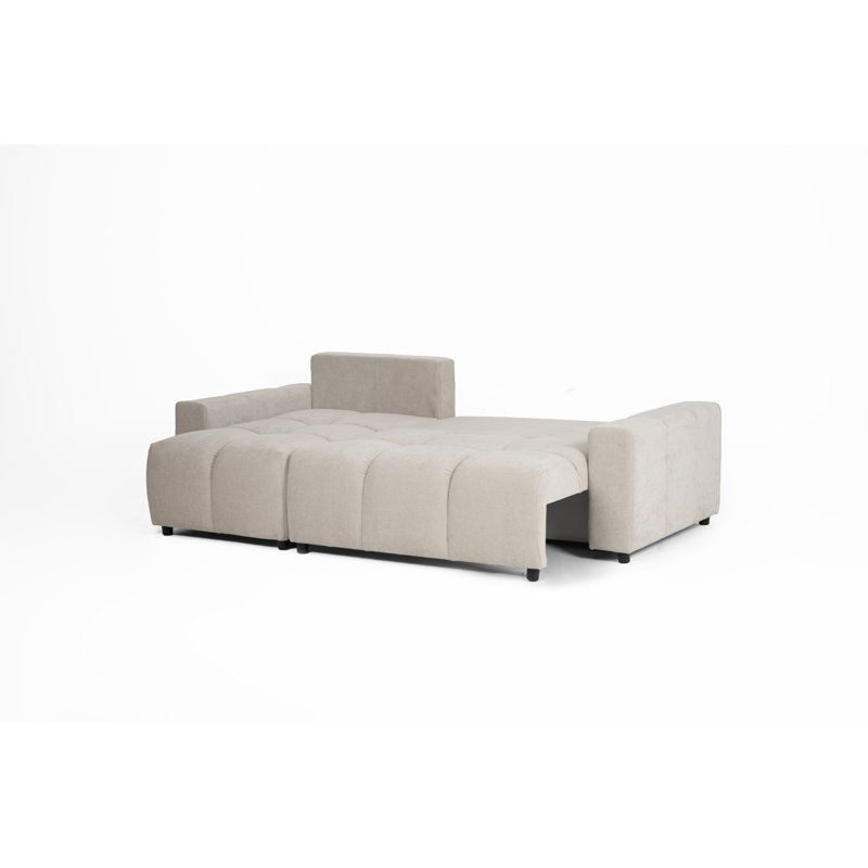 Sectional, Left Hand Facing, Cream