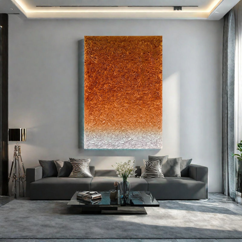 Henn,  H 70,87 po x l 47,24 po, Orange