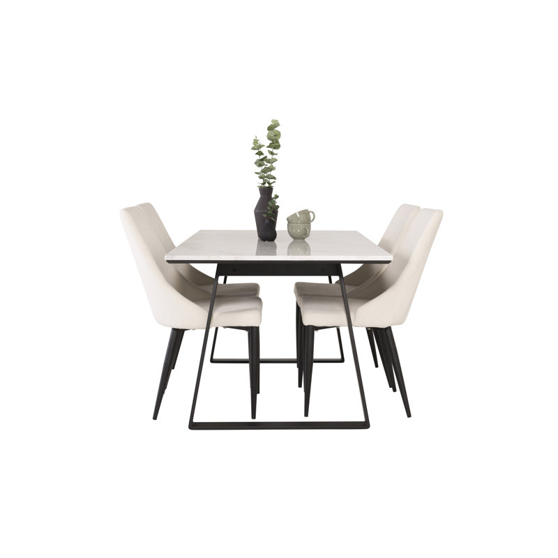 Haslet 4 - Person Dining Set