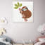 «Brown Sloth», peinture sur toile tendue-1586949652