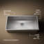 Strive 35" L x 18-5/16" W x 9-5/16" Under-Mount Extra-Large Single Bowl Kitchen Sink with Basin Rack