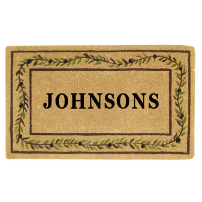 Floral Outdoor Doormat