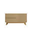 Buffet Yonkers de 63 po blanc cassé et naturel