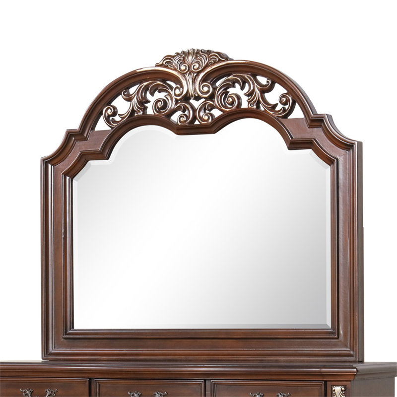 Miroir Lyon G07103-M (miroir inclus seulement), Cerisier