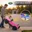 Voiture 12V Ride on Car avec télécommande Land Rover, suspension, rose-132056444