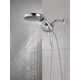 HydraChoice Hydrorain 5 Spray Dual Shower Head and Handheld Shower with H2Okinetic 1.75 GPM